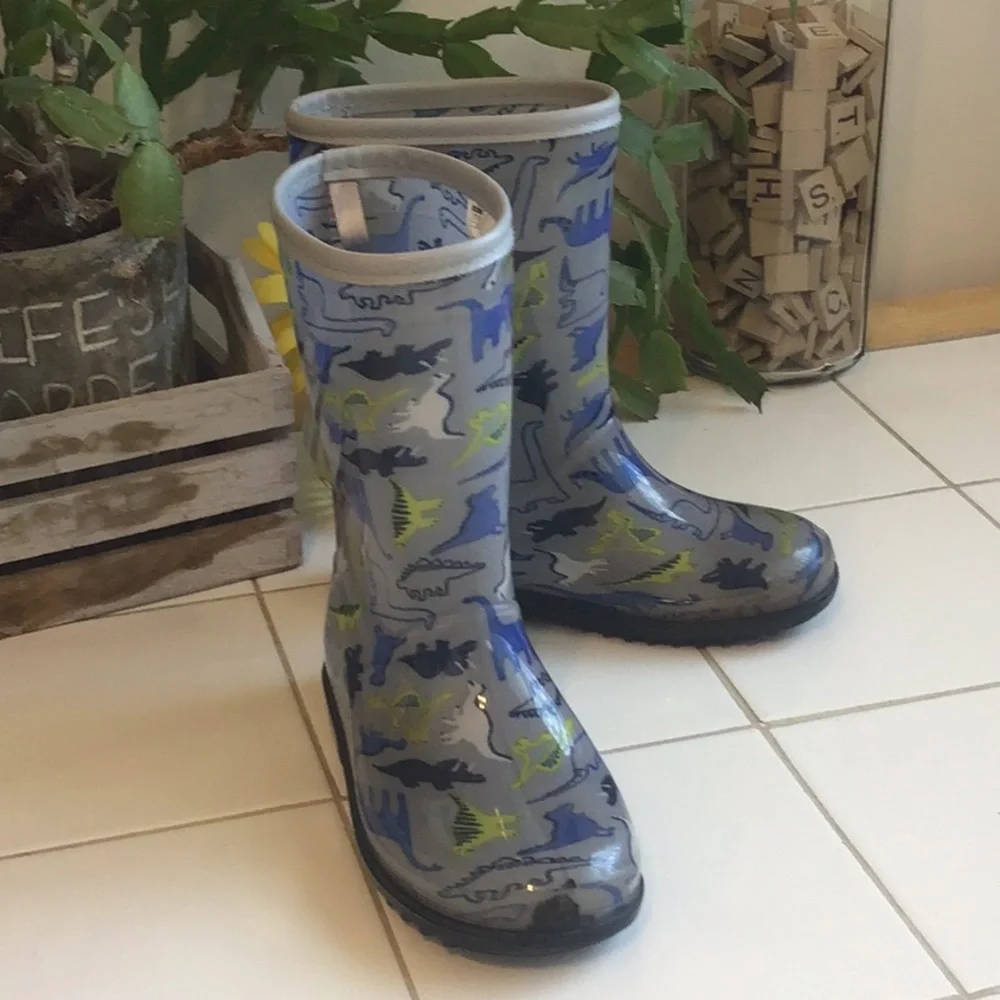 ‘Carter’s’ Little Dinosaurs Rain Boots (#5)